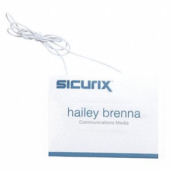 SICURIX ID Badge Holder Kit Color Clear PK50, 54HR06