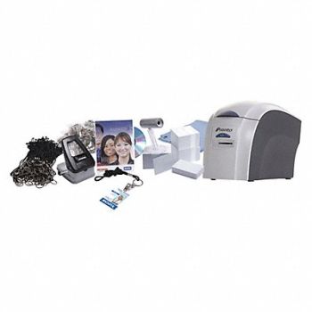 SICURIX ID Card Printer Gray/White For PC or MAC, 54JD94
