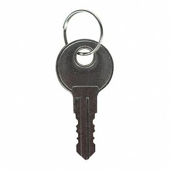 SAFETY TECHNOLOGY INTERNATIONAL Key Silver 1-3/4 Sz Nickel Material PK2, 54JF42