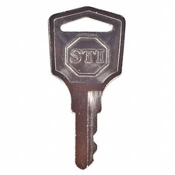 SAFETY TECHNOLOGY INTERNATIONAL Key For Stopper II Series 1-5/8 Sz PK2, 54JF48