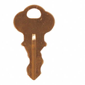 SAFETY TECHNOLOGY INTERNATIONAL Key Gold 1-1/2 Sz Nickel Material PK2, 54JF49