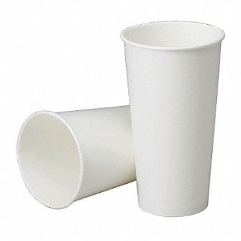 ABILITY ONE Disposable Cold Cup 21 oz White PK1000, 54JF58