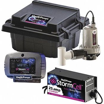 LIBERTY PUMPS Back-up Pump 12VDC No Switch 1-1/2 FNPT, 54JG92