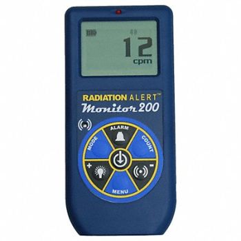 RADIATION ALERT Radiation Survey Meter LCD, 54JJ23