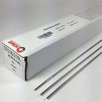 HOBART TIG Welding Rod 3/32 Dia 36 L 10 lb, 54JK90
