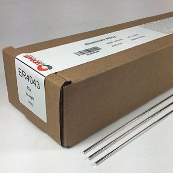 HOBART K4456 TIG Welding Rod 3/32 Dia 36 L 10 lb, 54JK92