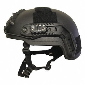UNITED SHIELD Ballistic Helmet Black Size M, 54PD45