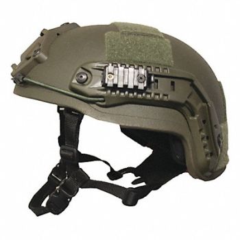 UNITED SHIELD Ballistic Helmet OD Green Size XL, 54PD51