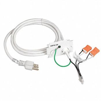 COLUMBIA LIGHTING Cord and Plug Kit For LHA FLUOR 6 ft L, 54PL04