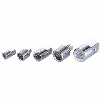 WESTWARD Socket Adaptr Set 1/4 3/8 1/2 Drive, 54PR15