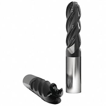 GRAINGER APPROVED Ball End Mill nACo 0.125 Shank dia., 54PW20