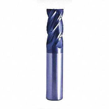 GRAINGER APPROVED Corner Chamfer End Mill 3/8 Shank dia., 54RA07