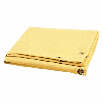 STEINER Welding Blanket 10 ft W 10 ft L Yellow, 54TA67