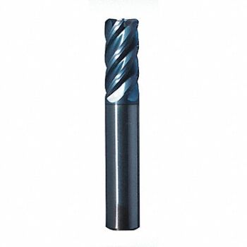 GRAINGER APPROVED End Mill nACRo 0.250 Shank Dia Carbide, 54RP01