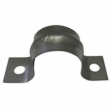 GRAINGER APPROVED Pipe Strap Two-Hole Steel 3/4 Pipe Size, 54TU20
