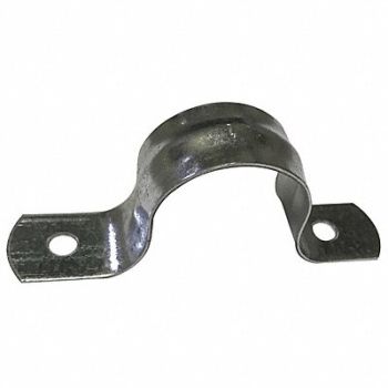 GRAINGER APPROVED Pipe Strap Two-Hole Steel 1 Pipe Size, 54TU21