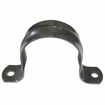 GRAINGER APPROVED Pipe Strap Two-Hole Steel 1 1/2 PipeSize, 54TU23