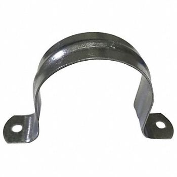 GRAINGER APPROVED Pipe Strap Two-Hole Steel 2 Pipe Size, 54TU24