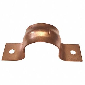 GRAINGER APPROVED Pipe Strap Two-Hole Steel 1 Pipe Size, 54TU28