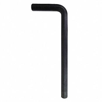 WESTWARD Hex Key L SAE 7/32 2-63/64 L Blk Oxide, 54TU52