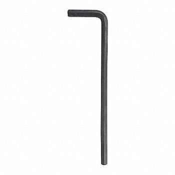 WESTWARD Hex Key L Metric 6mm 5-7/16 L Blk Oxide, 54TU93