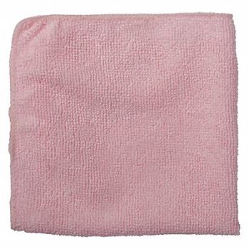 RUBBERMAID COMMERCIAL PRODUCTS Microfiber Cloth 12 x 12 Pink PK24, 54TX84