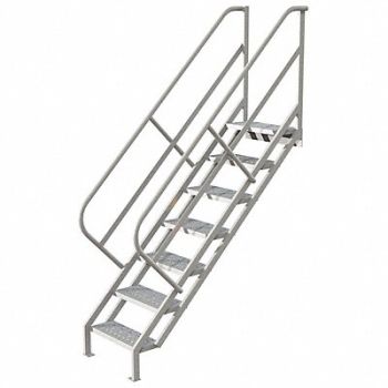 TRI-ARC Stair Unit Steel 7 Steps 450 lb Ld Cap., 420R79