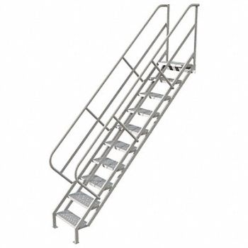 TRI-ARC Stair Unit Steel 10 Steps 450 lb Ld Cap., 420R82