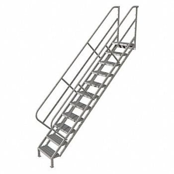 TRI-ARC Stair Unit Steel 11 Steps 450 lb Ld Cap., 420R90
