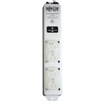TRIPP LITE Surge Protector Outlet Strip 6 ft Cord L, 54VH63