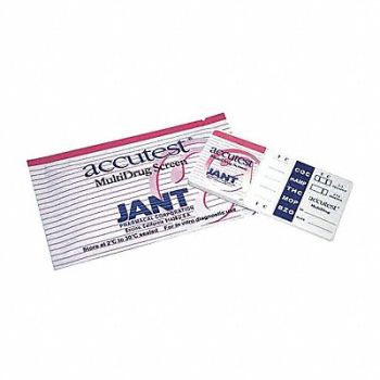 ACCUTEST Urine Drug Test Kit 25 Number of Tests, 54WH32