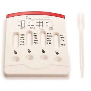 ACCUTEST Urine Drug Test Kit 25 Number of Tests, 54WH40