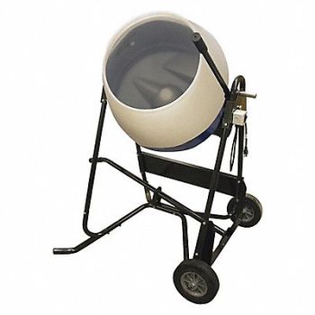 MARSHALLTOWN Concrete Mixer Polyethylene Drum 219 lb., 54WK43