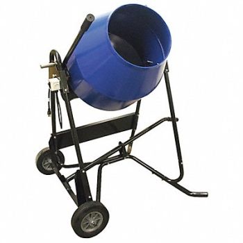 MARSHALLTOWN Concrete Mixer Steel Drum 115V 218 lb., 54WK44