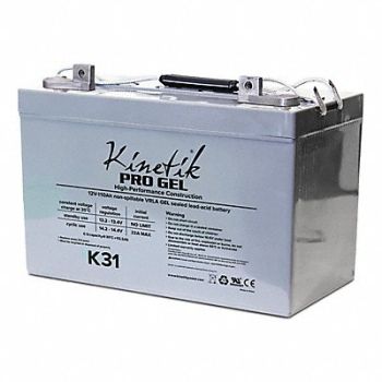 GRAINGER APPROVED Sealed Lead Acid Battery 12VDC 8.23 H, 54XH53