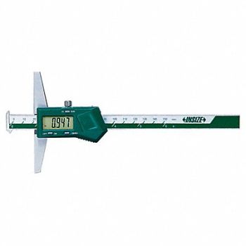 INSIZE Electronic Depth Gage 0 to 12 Range, 54XJ06