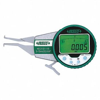 INSIZE Digital Caliper 3 Jaw Depth Steel, 54XJ07