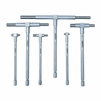 INSIZE Telescoping Gauge Set Number of Pieces 6, 54XJ15
