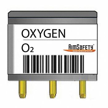 AIMSAFETY Replacement Sensor Detects Oxygen, 54XL91