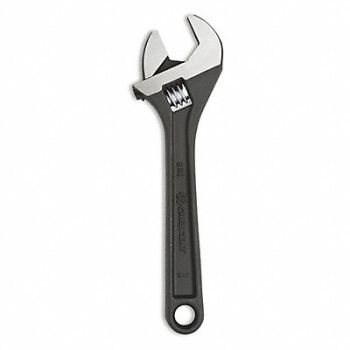CRESCENT Adj. Wrench Steel Black Oxide 6, 54XN35