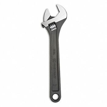 CRESCENT Adj. Wrench Steel Black Oxide 10, 54XN37