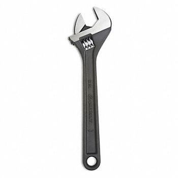CRESCENT Adj. Wrench Steel Black Oxide 12, 54XN38