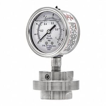 PIC GAUGES Pressure Gauge Nominal 2-1/2 Dial, 54XN74