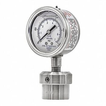 PIC GAUGES Pressure Gauge Nominal 2-1/2 Dial, 54XN77