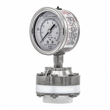 PIC GAUGES K4229 Pressure Gauge Nominal 2-1/2 Dial, 54XN87