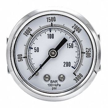 PIC GAUGES Pressure Gauge General Purpose 2 Dial, 54XN90