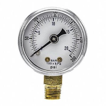 PIC GAUGES Pressure Gauge Nominal 1-1/2 Dial, 54XP05