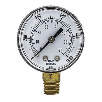 PIC GAUGES Pressure Gauge General Purpose 2 Dial, 54XP15