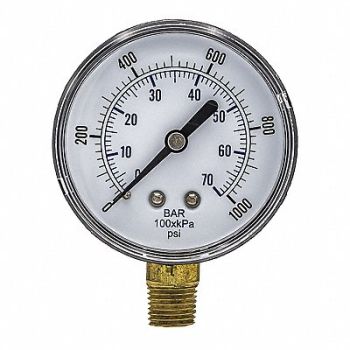 PIC GAUGES Pressure Gauge Nominal 2-1/2 Dial, 54XP23