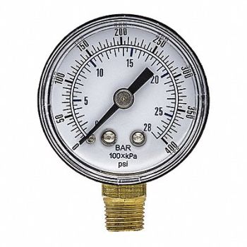PIC GAUGES Pressure Gauge Nominal 1-1/2 Dial, 54XP47